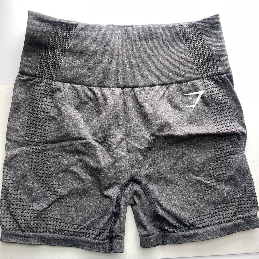 Gymshark vital seamless shorts 2.0 - charcoal marl - medium